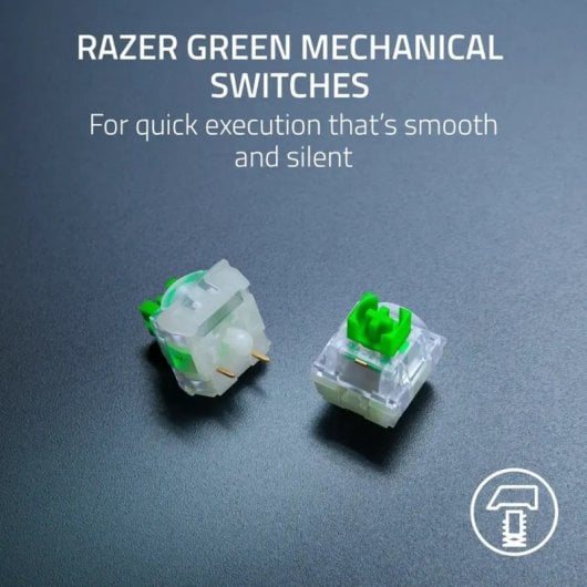 Razer BlackWidow V4 X Minecraft Edition Teclado Mecânico Gaming Switch Razer Green (EUA)