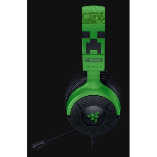 Razer Kraken V4 X Minecraft Edition Auriculares Gaming USB Verdes