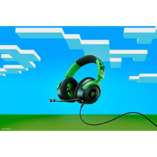 Razer Kraken V4 X Minecraft Edition Auriculares Gaming USB Verdes