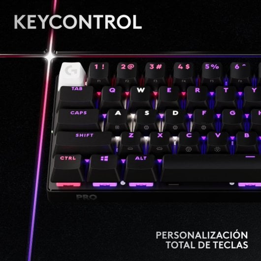 Logitech G Pro X 60 Lightspeed Teclado Inalámbrico Gaming Mecánico RGB TKL Negro