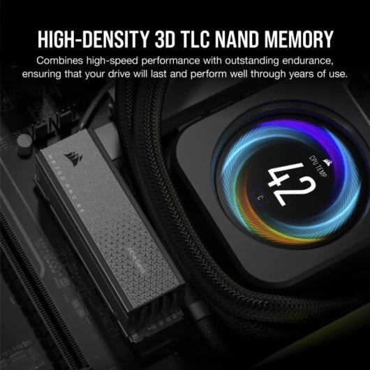 SSD Corsair MP700 PRO SE 2 To 14 000 Mo/s NVMe PCIe 5.0 M.2 Gen5 NAND 3D TLC