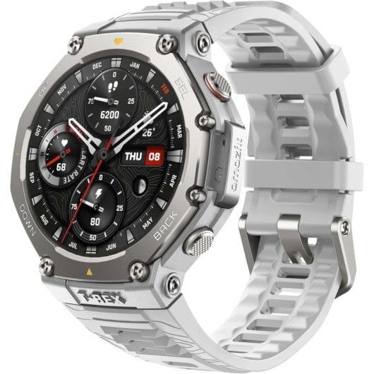 Amazfir T-Rex 3 Reloj Smartwatch AMOLED 2000nits GPS Mapas Control por Voz con IA Haze Gray