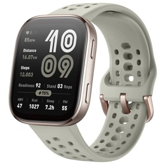 Amazfit Bip 6 Bluetooth GPS 46mm AMOLED Stone Wasserdicht 5ATM SpO2 Herzfrequenz Schlafmonitor