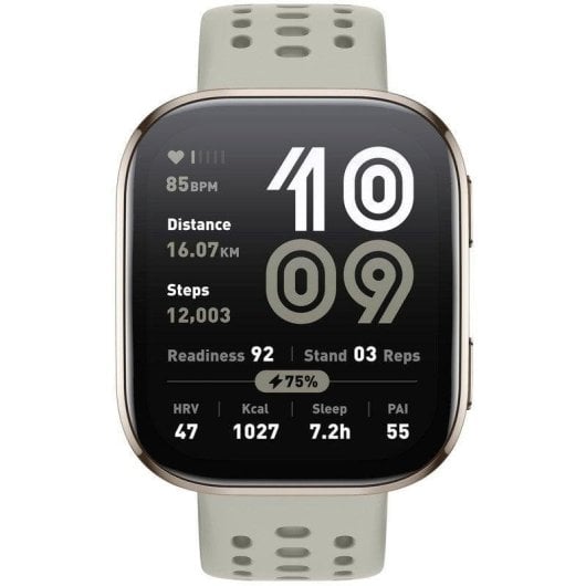 Amazfit Bip 6 Bluetooth GPS 46mm AMOLED Stone Wasserdicht 5ATM SpO2 Herzfrequenz Schlafmonitor