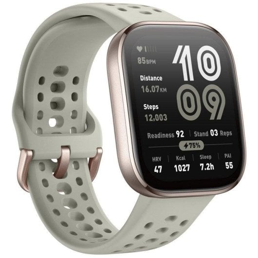 Amazfit Bip 6 Bluetooth GPS 46mm AMOLED Stone Wasserdicht 5ATM SpO2 Herzfrequenz Schlafmonitor