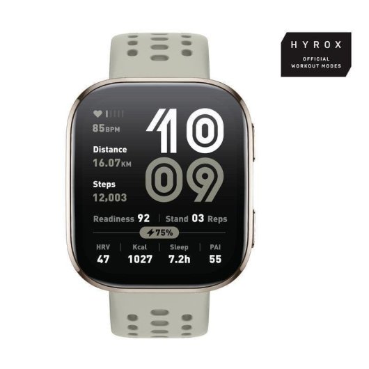 Amazfit Bip 6 Reloj Smartwatch 1.97" 2000nits Mapas Offline 140 Deportes Stone