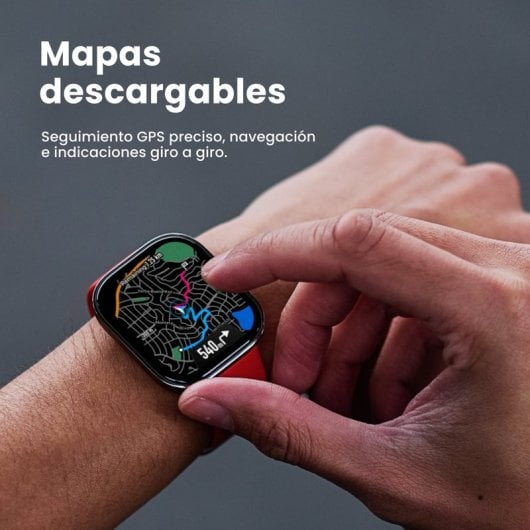 Amazfit Bip 6 Reloj Smartwatch 1.97" 2000nits Mapas Offline 140 Deportes Rojo