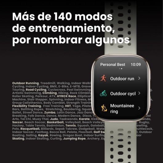 Amazfit Bip 6 Reloj Smartwatch 1.97" 2000nits Mapas Offline 140 Deportes Rojo