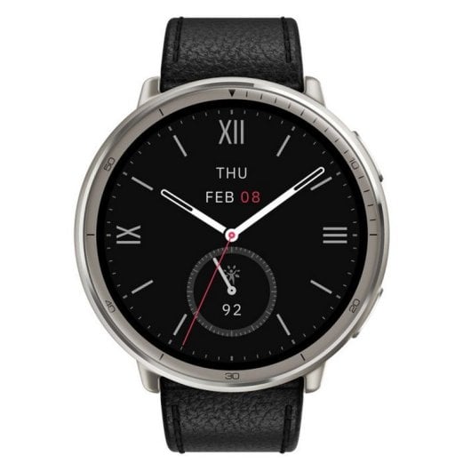 Amazfit Active 2 NFC Smartwatch 1.32" 2.000nits Mapas Offline Plata con 2 Correas Negra y Roja
