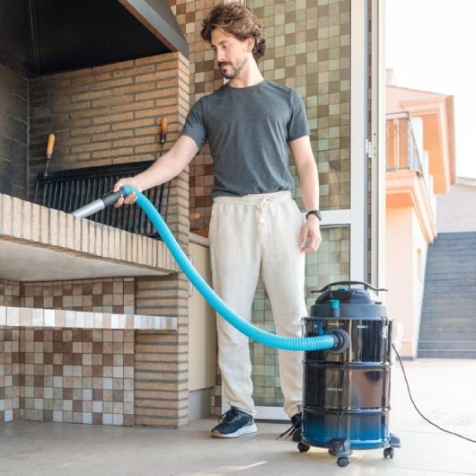 Cecotec Conga Ash 6000 EasyGo Home XL Cecotec Aspiracenere e Pellet 1500 W 30L Nero/Blu