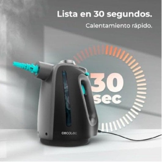Cecotec Hydrosteam 1300 Rapid Max Vaporetas De Mano 1350W Negro/Azul
