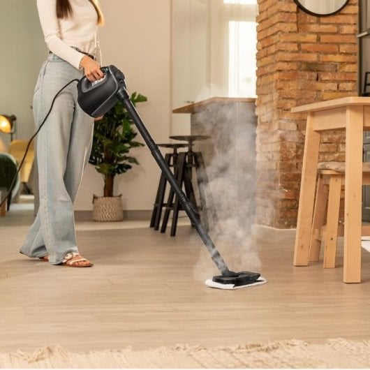 Cecotec Hydrosteam 1300 Rapid Max Vaporetas De Mano 1350W Negro/Azul