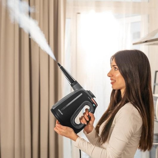 Cecotec Hydrosteam 1300 Rapid Max Vaporetas De Mano 1350W Negro/Azul