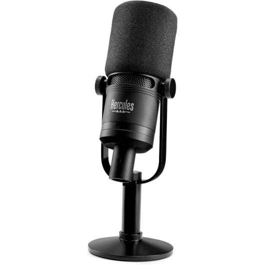 Hercules Stream Essentials Kit XLR Micrófono y Controladora para Streaming