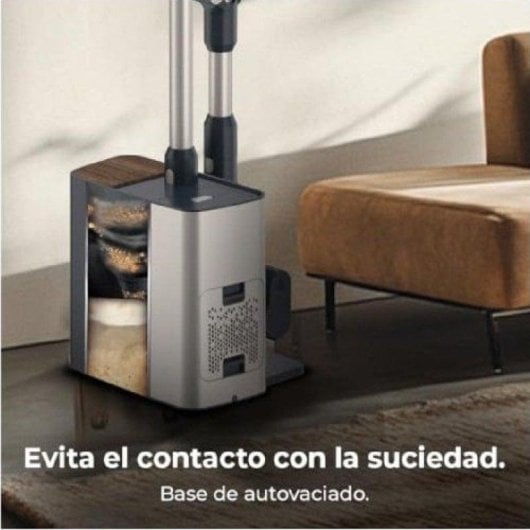 Aspiradora sem fios Cecotec Conga Rockstar 5500 Hurricane Station Flex 700W Autonomia 90 min Base Autovacío