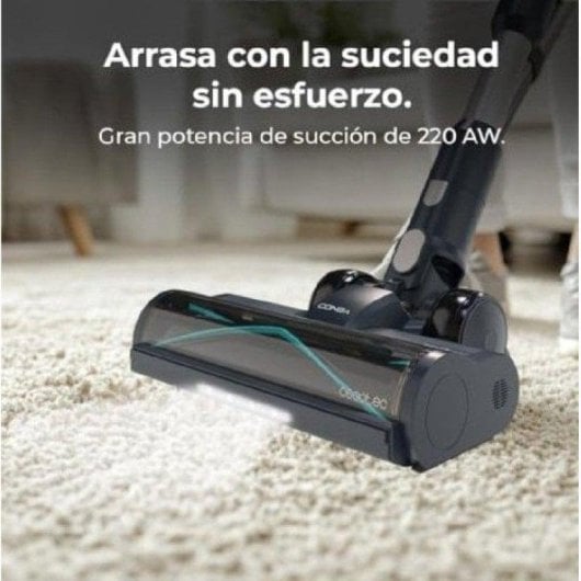 Aspiradora sem fios Cecotec Conga Rockstar 5500 Hurricane Station Flex 700W Autonomia 90 min Base Autovacío