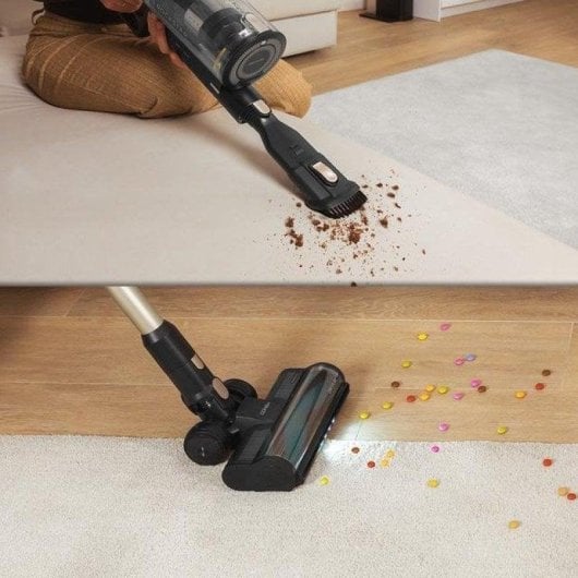 Aspirapolvere senza Fili Cecotec Conga Rockstar 5500 Hurricane Station Flex 700W 90min Anti-groviglio Animali Allergie Base Autovuotante