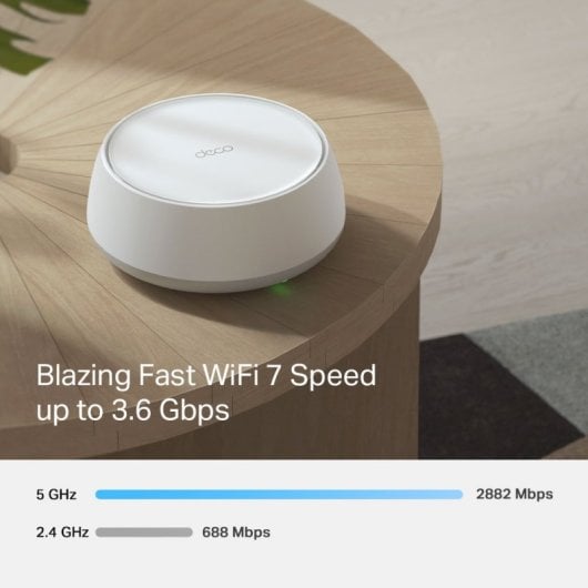 TP-Link Deco BE25 Pack 2 Sistemas Wi-Fi 7 Mesh BE3600 Dual Band com Portas 2.5G