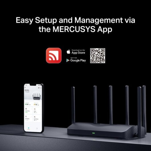 Routeur tri-bande WiFi 7 Mercusys MR47BE BE9300 4 ports 2,5 G 9,3 GBPS EasyMesh