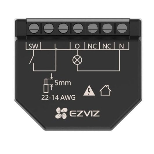 EZVIZ T35WM Relé Inteligente WiFi para Iluminación con Estadísticas de Consumo