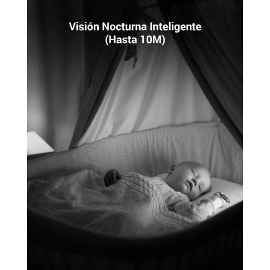 Caméra de surveillance EZVIZ H6c 2K Vision Nocturne Intérieure Audio Bidirectionnel Contrôle Vocal