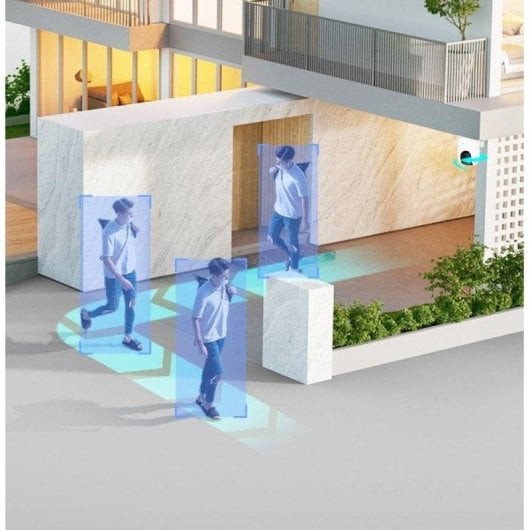 Câmera de vigilância EZVIZ HB8 Lite 2K Visão Noturna Externa IA Painel Solar Áudio Bidirecional