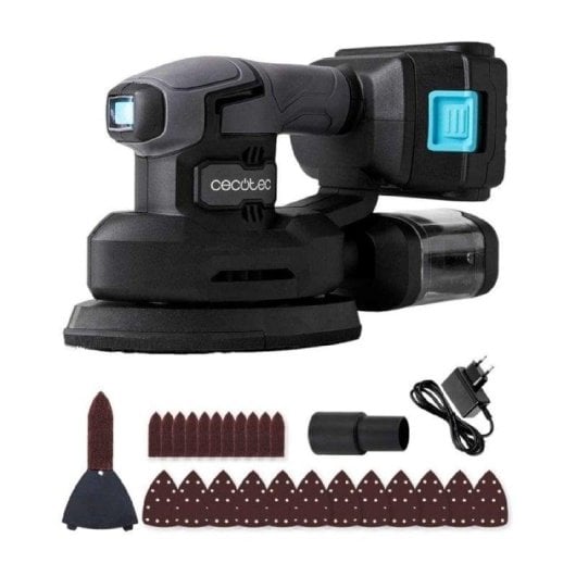 Lixadora Cecotec PerfectSurface 2120 Delta a Bateria 21V Depósito de pó