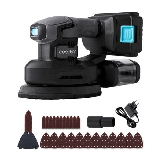 Lixadora Cecotec PerfectSurface 2120 Delta a Bateria 21V Depósito de pó