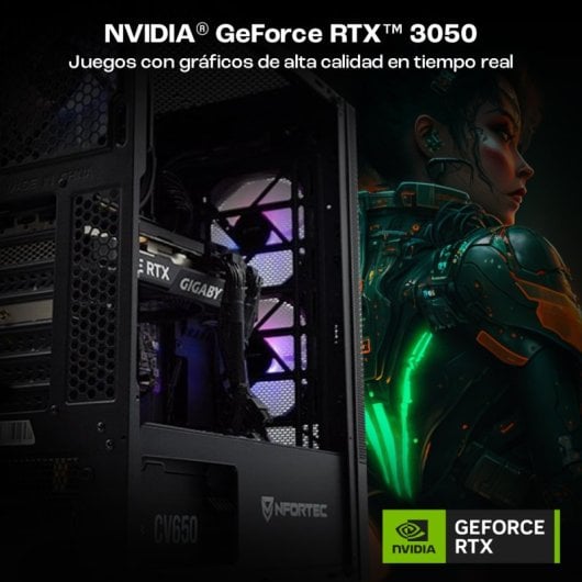 PcCom Lite AMD Ryzen 5 5500 / 16 GB / 1 TB SSD / RTX 3050 Nero + Windows 11 Home