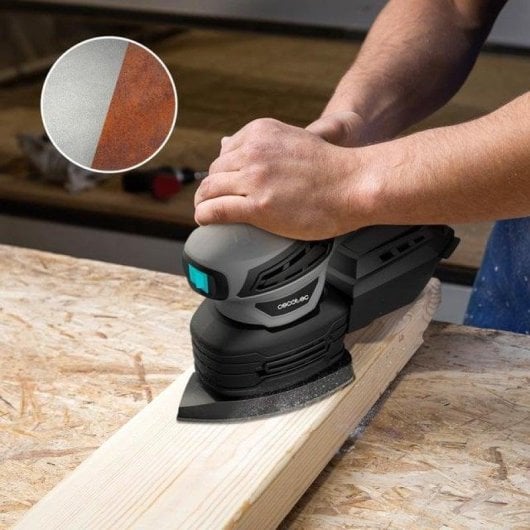 Lijadora Cecotec PerfectSurface 180 Delta 180W mit FingerDetail Zubehör