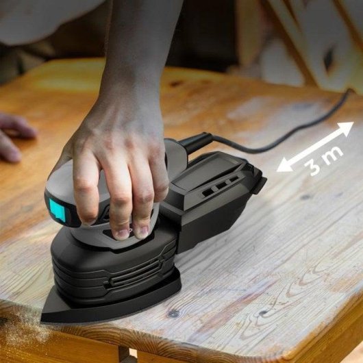 Lijadora Cecotec PerfectSurface 180 Delta 180W mit FingerDetail Zubehör