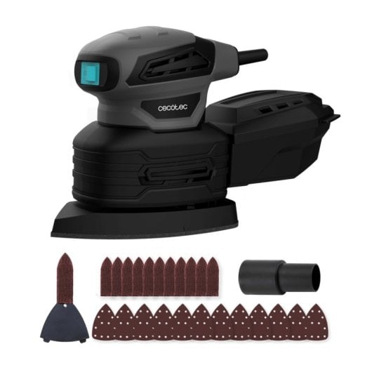 Lijadora Cecotec PerfectSurface 180 Delta 180W mit FingerDetail Zubehör