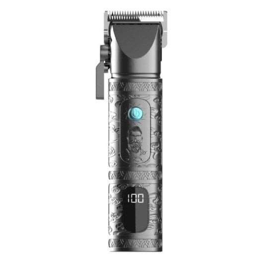 Tondeuse Cecotec PrecisionCare Samurai Clipper 10 guides coupe inox 200 min LCD
