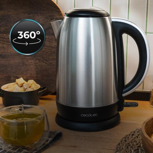 Cecotec Thermosense 200 Steel Hervidor Agua 1.7L  2200 W Inox
