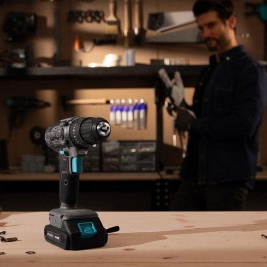 Akku-Schlagbohrschrauber Cecotec PowerForce 2120 Impact 21V 2 Akkus LED 45Nm 27000ipm