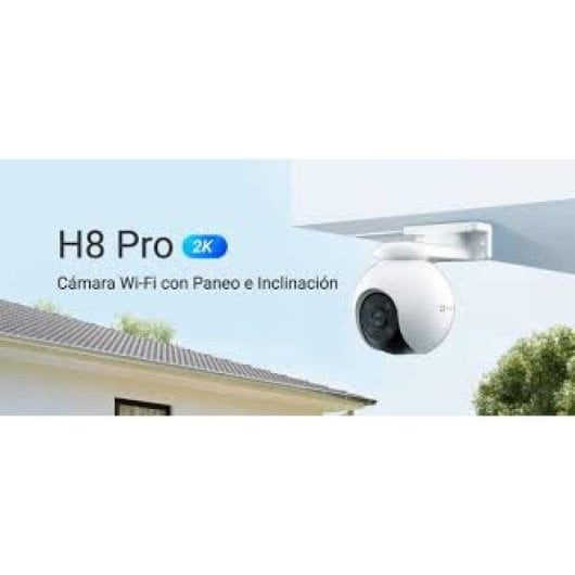 Videocamere di sorveglianza EZVIZ H8 Pro 2K Visione Notturna Interno ed Esterno Rilevamento IA Audio Bidirezionale