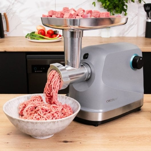Cecotec Crusher 1400 Steel Picadora Electrica 1360 W Inox