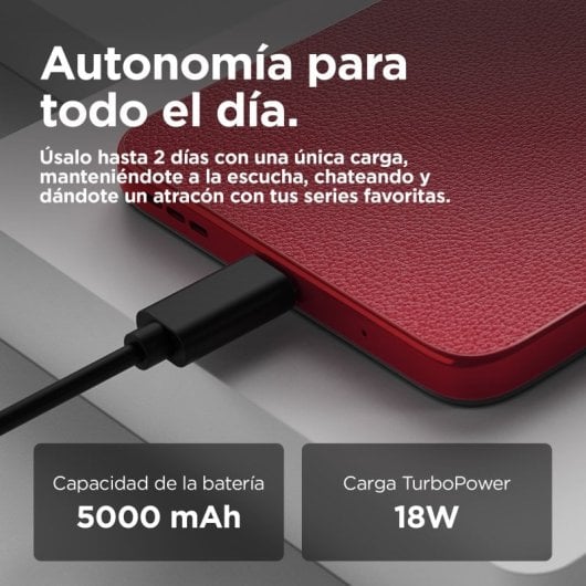 Motorola Moto G05 6.67" 4/128GB 5200mAh 50MP Android 15 Rojo Libre