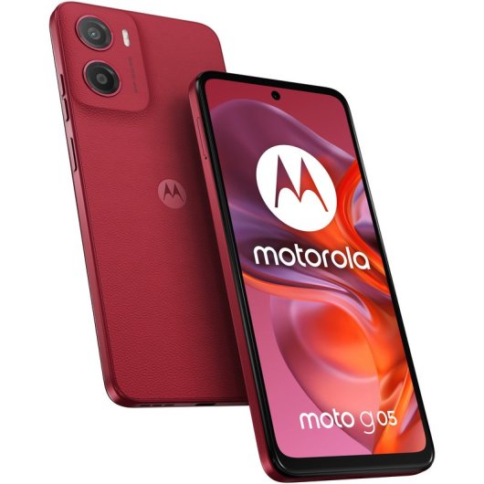 Motorola Moto G05 6.67" 4/128GB 5200mAh 50MP Android 15 Rojo Libre