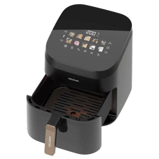 Freidora de Aire Cecotec Cecofry&Grill Smokin' 6500 6,5L 2200W Ventana con Ahumador