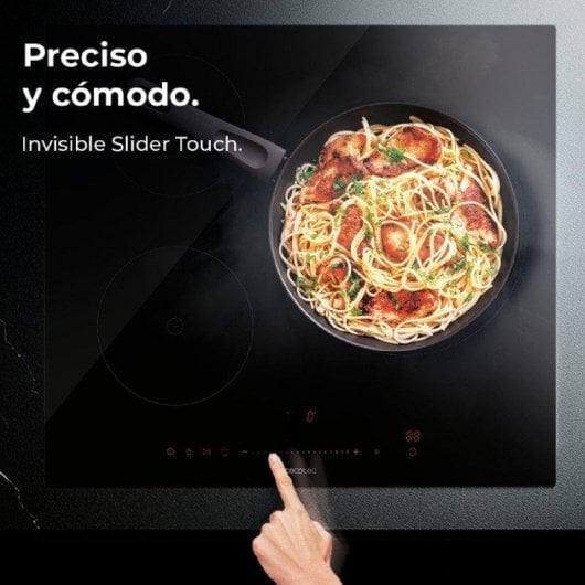 Placa Cecotec Bolero Squad I 3300 Indução 3 zonas 7400W Controlo Touch Slider