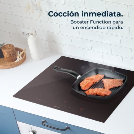 Cecotec Bolero Squad I 3300 Placa De Inducción 7400 W 3 Fuegos Negro