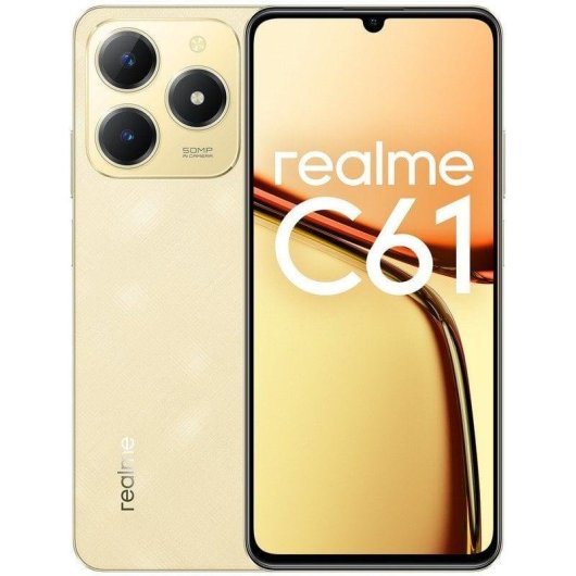 Realme C61 4G 6GB 128GB 6.75" Dorado