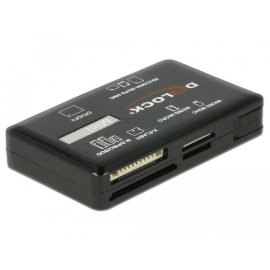 Lector De Tarjetas Delock Delock Superspeed Usb Typ-a 3.2 Gen 1 - Velocidad De Transferencia De Hasta 5 Gbps Y 6 Ranuras