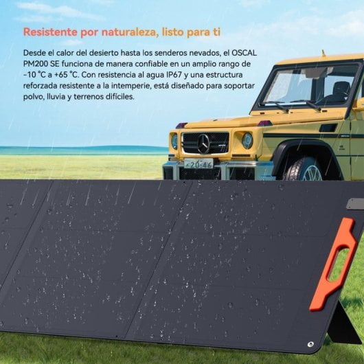 Pannello solare OSCAL PM200 Celle monocristalline, grado di protezione IP65, efficienza 21,7%, 200 W