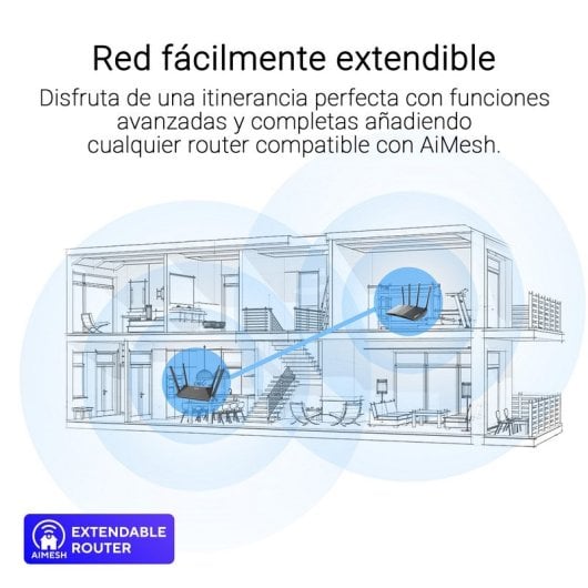 Routeur extensible ASUS RT-AX52 Pro WiFi 6 double bande AX3000 OFDMA AiMesh
