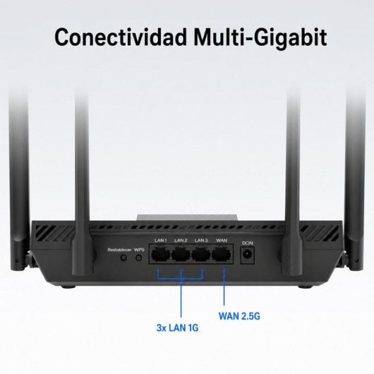 Routeur extensible ASUS RT-BE50 WiFi 7 double bande BE3600 AiMesh OFDMA