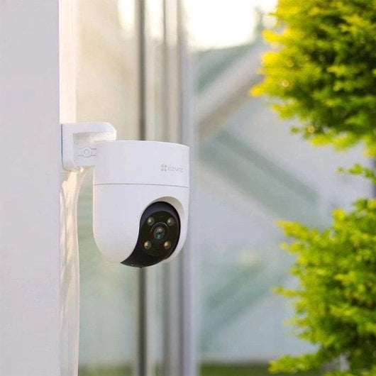 Câmera de vigilância EZVIZ H8c 2K Visão Noturna Externa Detecção IA Áudio Bidirecional