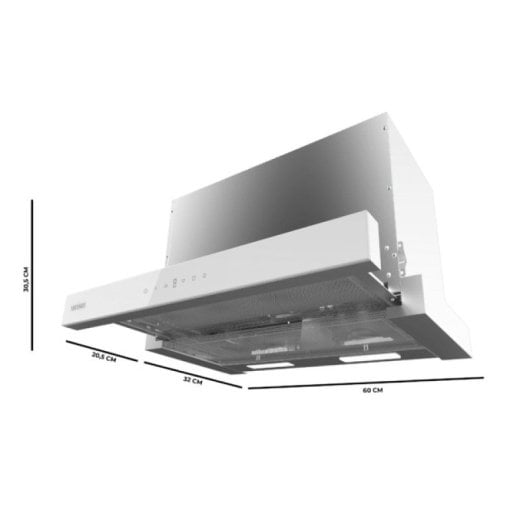 Cecotec Bolero Flux Tlt 605500 Campana Telescópica A++ Blanca