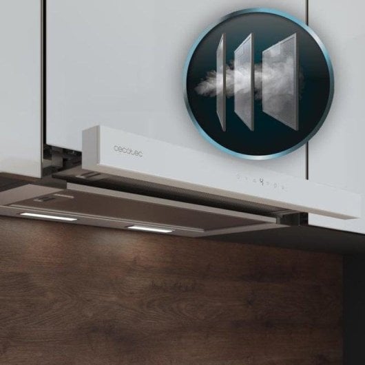 Cecotec Bolero Flux Tlt 605500 Campana Telescópica A++ Blanca